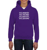 50% Mermaid, 30% Unicorn, 20% Princess – 100% Magical Kids Heavyweight Pullover Hoodie