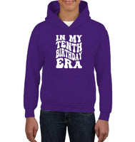 In My Tenth Birthday Era Birthday Shirt Kids Tee, Hoodie, Sweatshirt
