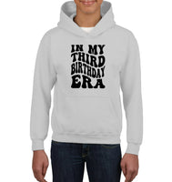 In My Third Birthday Era Birthday Shirt Kids Tee, Hoodie, Sweatshirt