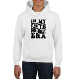In My Fifth Birthday Era Birthday Shirt Kids Tee, Hoodie, Sweatshirt