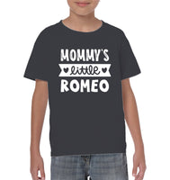 Mommy's Little Romeo Valentines Kids Classic Tee