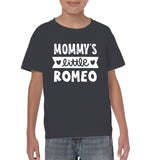 Mommy's Little Romeo Valentines Kids Classic Tee