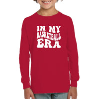 In My Basketball Era Sports Shirt Kids Fleece Pullover Sweatshirt