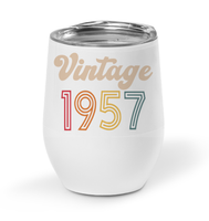 1957 Retro Vintage Birth Year Blast Coffee Mug, Tumbler, Wine Glass