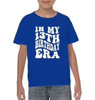 In My 13th Birthday Era Birthday Shirt Kids Classic Tee