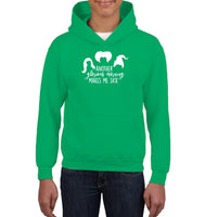Hocus Pocus Another Glorious Morning Makes Me Sick Kids Heavyweight Pullover Hoodie