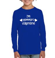 I'm Mommy's Valentine Kids Fleece Pullover Sweatshirt