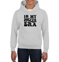 In My Soccer Era Sports Shirt Kids Heavyweight Pullover Hoodie
