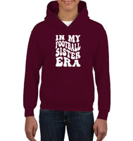 In My Football Sister Era Sports Shirt Kids Heavyweight Pullover Hoodie