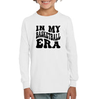 In My Basketball Era Sports Shirt Kids Fleece Pullover Sweatshirt