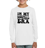 In My Basketball Era Sports Shirt Kids Fleece Pullover Sweatshirt