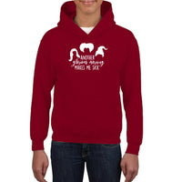 Hocus Pocus Another Glorious Morning Makes Me Sick Kids Heavyweight Pullover Hoodie