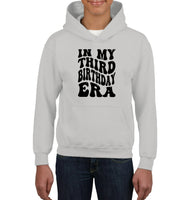 In My Third Birthday Era Birthday Shirt Kids Tee, Hoodie, Sweatshirt