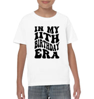 In My 11th Birthday Era Birthday Shirt Kids Classic Tee