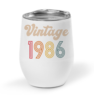 1986 Retro Vintage Birth Year Blast Coffee Mug, Tumbler, Wine Glass