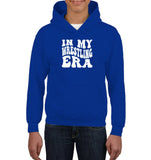 In My Wrestling Era Sports Shirt Kids Heavyweight Pullover Hoodie