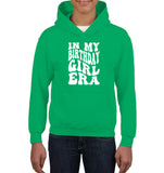 In My Birthday Girl Era Birthday Shirt Kids Heavyweight Pullover Hoodie