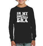 In My Basketball Era Sports Shirt Kids Fleece Pullover Sweatshirt