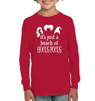 Hocus Pocus It's Just A Bunch Of Hocus Pocus Kids Fleece Pullover Sweatshirt