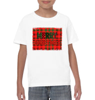 Merry Christmas Shirt  With Plaid For Women