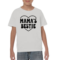 Mama's Bestie Family Shirt Onesie, Kids Tee, Hoodie, Sweatshirt