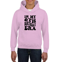 In My 6th Birthday Era Birthday Shirt Kids Tee, Hoodie, Sweatshirt