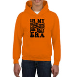 In My Fourteenth Birthday Era Birthday Shirt Kids Heavyweight Pullover Hoodie