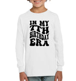 In My 7th Birthday Era Birthday Shirt Kids Tee, Hoodie, Sweatshirt