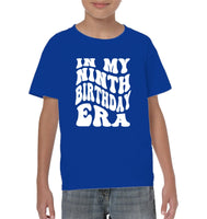 In My Ninth Birthday Era  Birthday Shirt Kids Tee, Hoodie, Sweatshirt