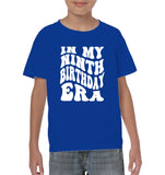 In My Ninth Birthday Era  Birthday Shirt Kids Tee, Hoodie, Sweatshirt