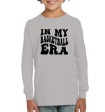 In My Basketball Era Sports Shirt Kids Fleece Pullover Sweatshirt