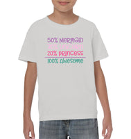 50% Mermaid, 30% Unicorn, 20% Princess – 100% Magical Baby Onesie