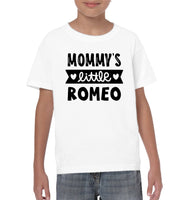 Mommy's Little Romeo Valentines Baby Onesie