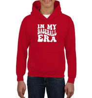 In My Baseball Era Sports Shirt Kids Heavyweight Pullover Hoodie