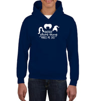 Hocus Pocus Another Glorious Morning Makes Me Sick Kids Heavyweight Pullover Hoodie