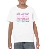 50% Mermaid, 30% Unicorn, 20% Princess – 100% Magical Baby Onesie