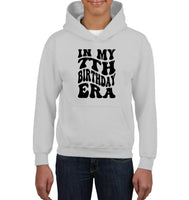 In My 7th Birthday Era Birthday Shirt Kids Tee, Hoodie, Sweatshirt