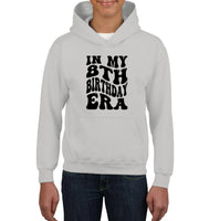 In My 8th Birthday Era Birthday Shirt Kids Tee, Hoodie, Sweatshirt