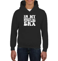 In My Wrestling Era Sports Shirt Kids Heavyweight Pullover Hoodie