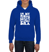 In My Ninth Birthday Era  Birthday Shirt Kids Tee, Hoodie, Sweatshirt