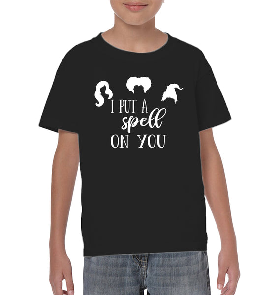 Hocus Pocus I Put A Spell on You Kids Classic Tee