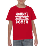 Mommy's Little Romeo Valentines Kids Classic Tee
