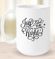 Joy To The World Christmas Coffee Mug