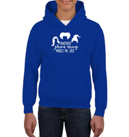 Hocus Pocus Another Glorious Morning Makes Me Sick Kids Heavyweight Pullover Hoodie