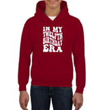 In My Twelfth Birthday Era Birthday Shirt Kids Heavyweight Pullover Hoodie