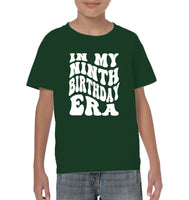 In My Ninth Birthday Era  Birthday Shirt Kids Tee, Hoodie, Sweatshirt