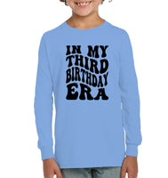 In My Third Birthday Era Birthday Shirt Kids Tee, Hoodie, Sweatshirt