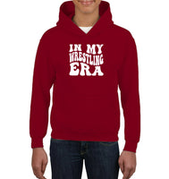 In My Wrestling Era Sports Shirt Kids Heavyweight Pullover Hoodie