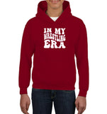 In My Wrestling Era Sports Shirt Kids Heavyweight Pullover Hoodie