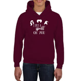 Hocus Pocus I Put A Spell on You Kids Heavyweight Pullover Hoodie